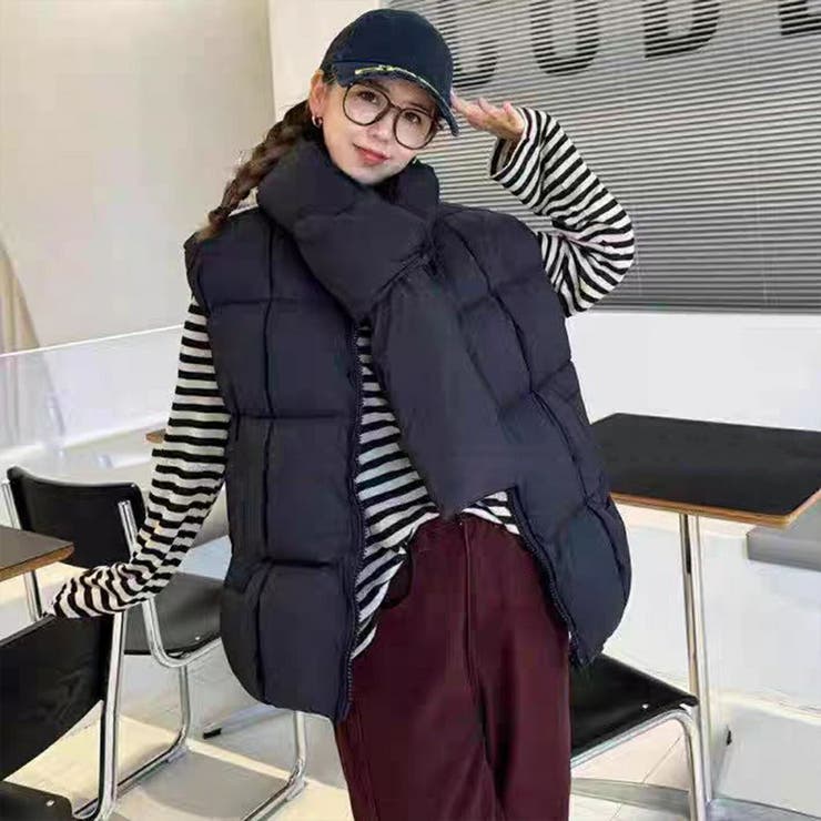 Black | 中綿 ベスト レディース | Tannsu Dance