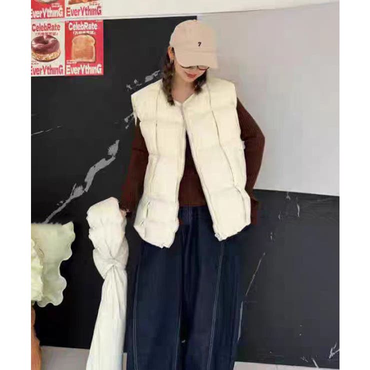 中綿 ベスト レディース | Tannsu Dance | 詳細画像3 