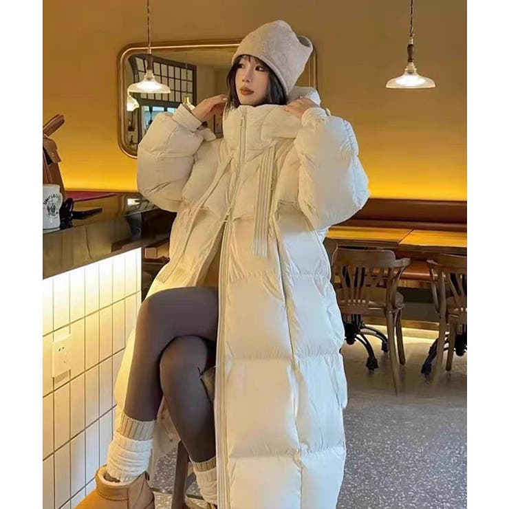 中綿ロングコート レディースト フード付き | Tannsu Dance | 詳細画像3 