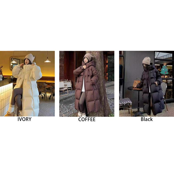 中綿ロングコート レディースト フード付き | Tannsu Dance | 詳細画像10 