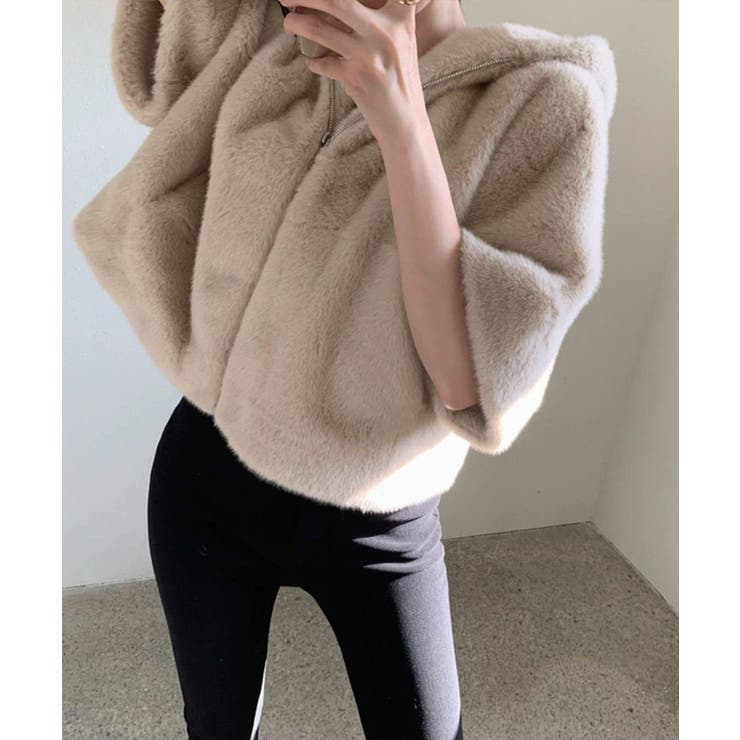 フェイクファー エコファー フード付き | Tannsu Dance | 詳細画像6 