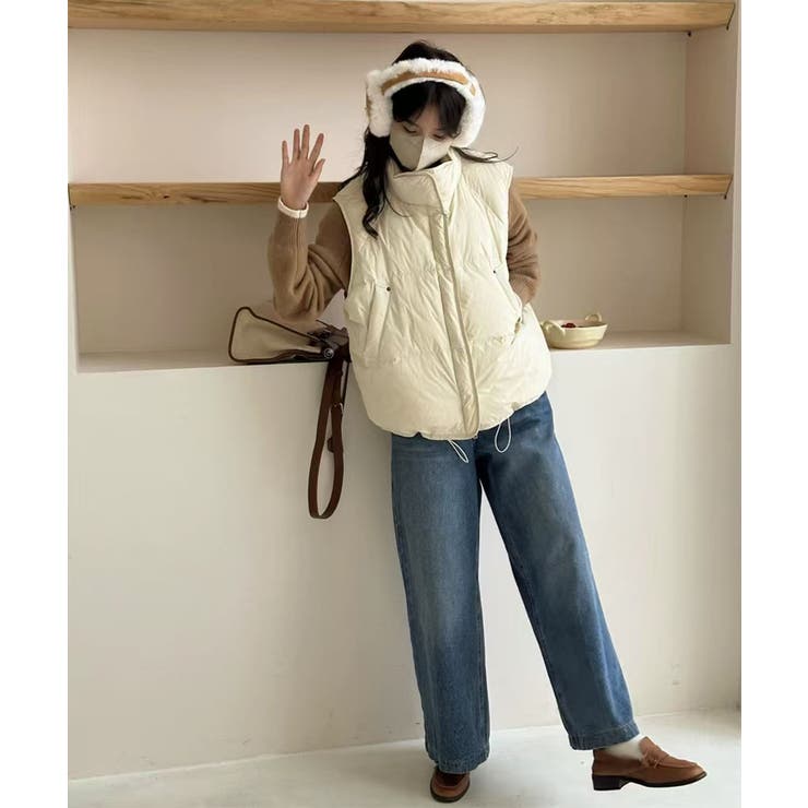 ダウンベスト レディース ショート丈 | Tannsu Dance | 詳細画像3 