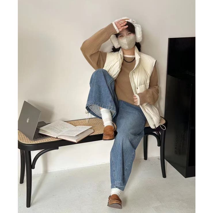 ダウンベスト レディース ショート丈 | Tannsu Dance | 詳細画像4 