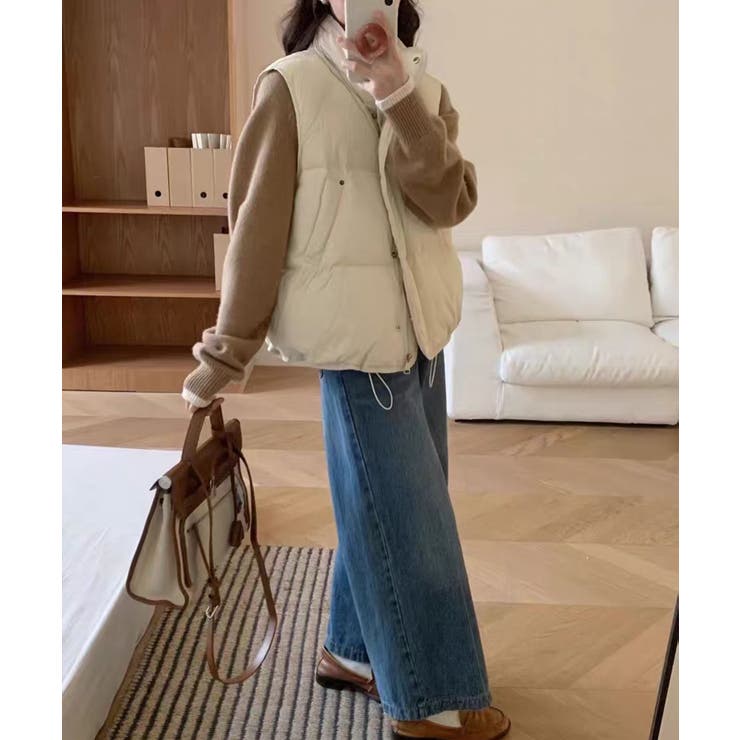 ダウンベスト レディース ショート丈 | Tannsu Dance | 詳細画像5 