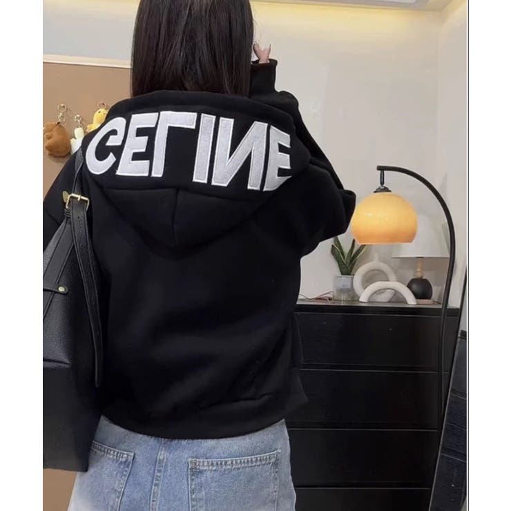 プリントパーカー バックロゴ フーディスウェット | Tannsu Dance | 詳細画像3 