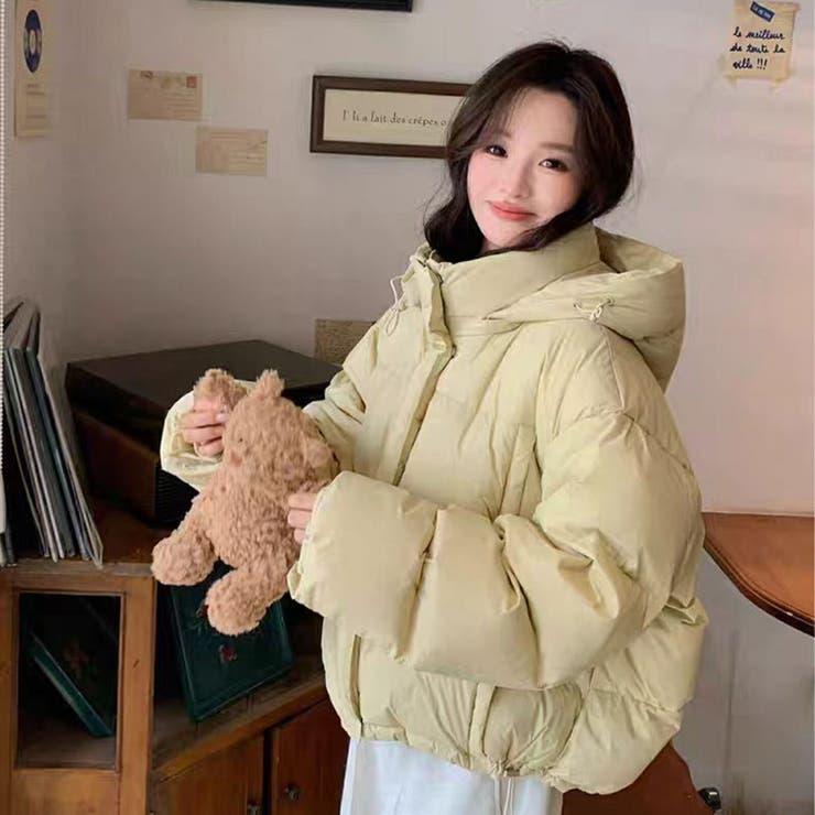 ショートダウンジャケット レディース 中綿[品番：XSTW0010080