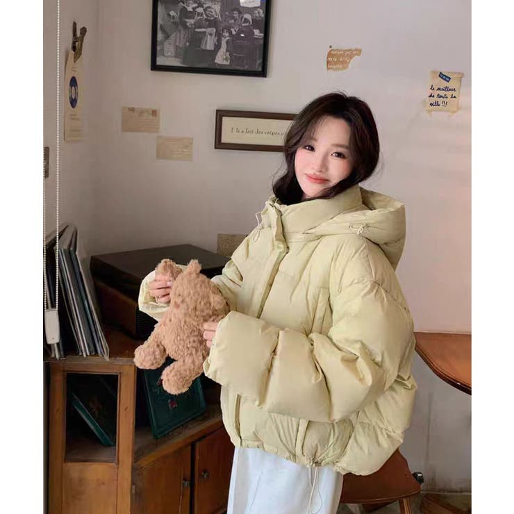 ショートダウンジャケット レディース 中綿[品番：XSTW0010080