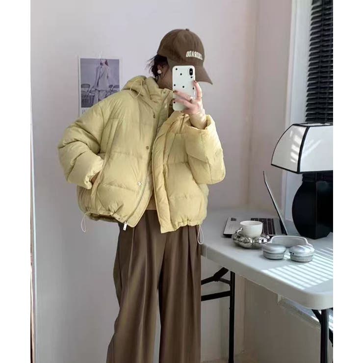 ショートダウンジャケット レディース 中綿[品番：XSTW0010080