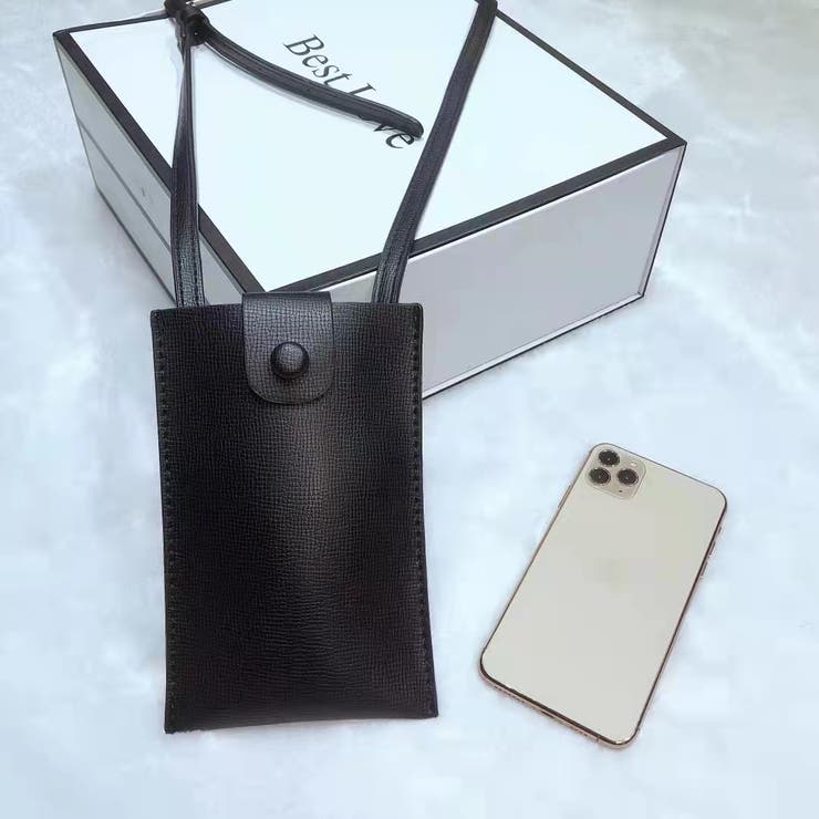 ブラック | スマホポーチ スマホショルダー スマホ | Tannsu Dance