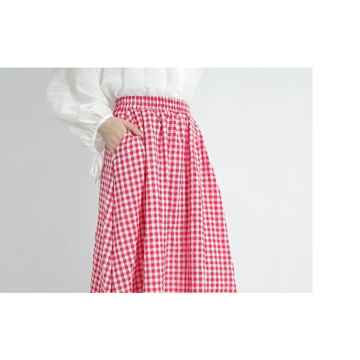 ギンガムチェック 柄 ミモレ丈 | Tannsu Dance | 詳細画像12 