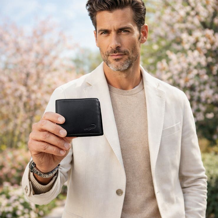 Crocodile ビッグロゴlll 純札入れ | Tasche Jack | 詳細画像3 