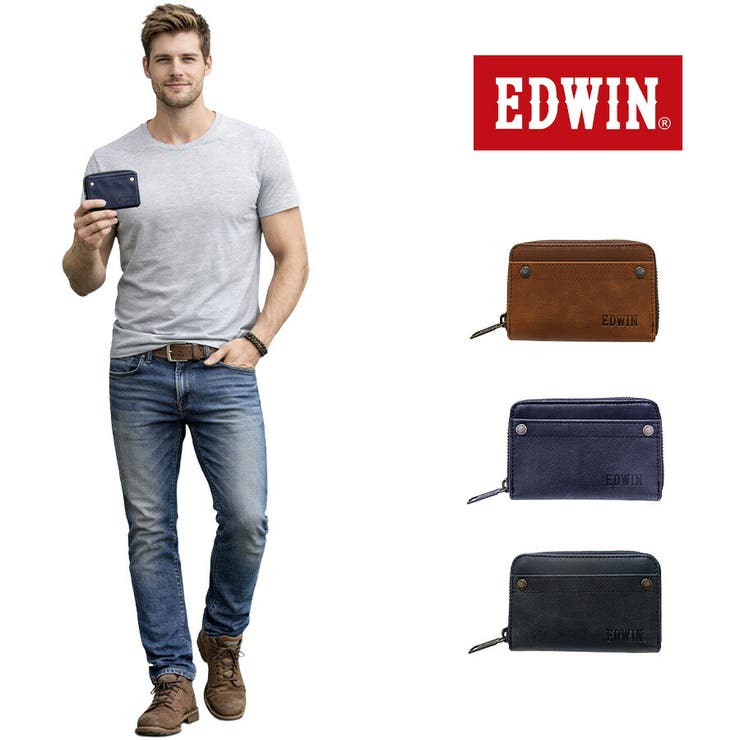 EDWIN エンボスロゴ 小銭入 | Tasche Jack | 詳細画像1 