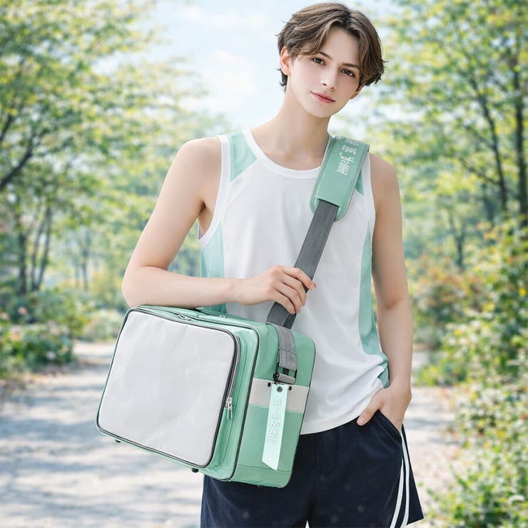 ハイキュー オリジナルスポーツバッグ 斜め掛け | Tasche Jack | 詳細画像4 