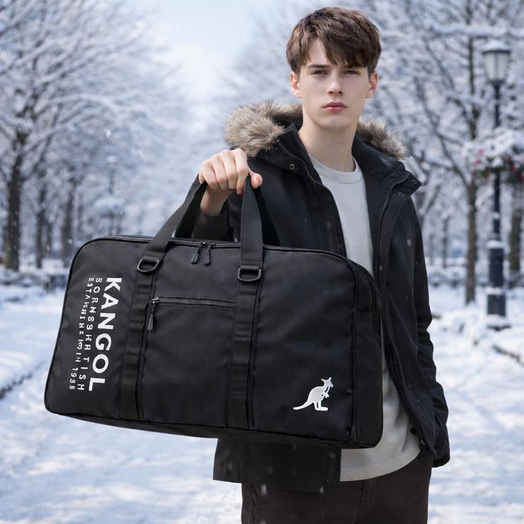 KANGOL ボストンバッグL 大容量 | Tasche Jack | 詳細画像6 