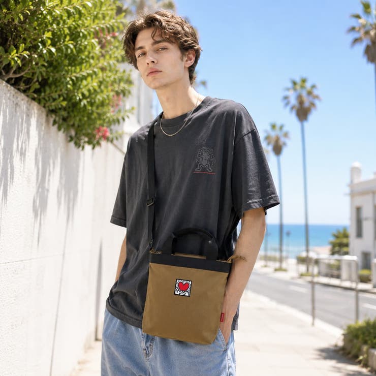 KeithHaring ベーシック2way手提げS ショルダーバッグ | Tasche Jack | 詳細画像4 