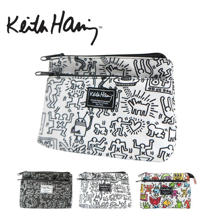 【KeithHaring】15801 フラットポーチ ポーチ | Tasche Jack | 詳細画像1 