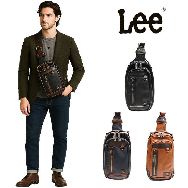 【完売品】ボディバッグ｜リーブル Lee（リー） 斜めがけバッグ ボディバッグ メンズ ワンショルダー