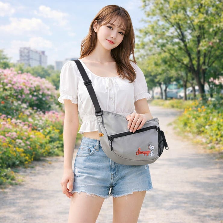 OUTDOORPRODUCTS ピーナッツ 2wayムーン型ショルダーバッグ | Tasche Jack | 詳細画像4 