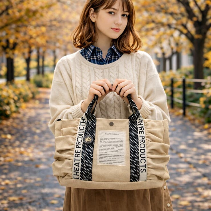 THEATRPRODUCTS ドットJQ フリルトートM | Tasche Jack | 詳細画像5 