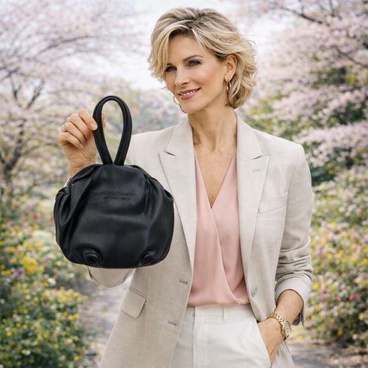 tsumorichisatoCARRY ラムギャザー 手提げバッグ | Tasche Jack | 詳細画像3 