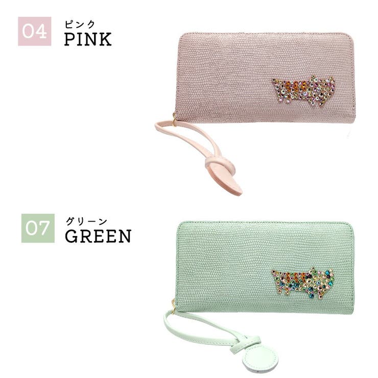 tsumorichisatoCARRY キラキラネコストーン ラウンド長財布 | Tasche Jack | 詳細画像9 