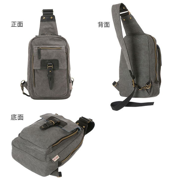 【帆布工房】3X94 VINTAGE2シリーズ ボディバッグ | Tasche Jack | 詳細画像8 