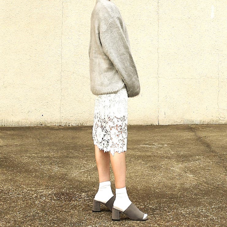 ウエストゴムレーススカート ボトムス スカート | TATHPHILLIA | 詳細画像9 