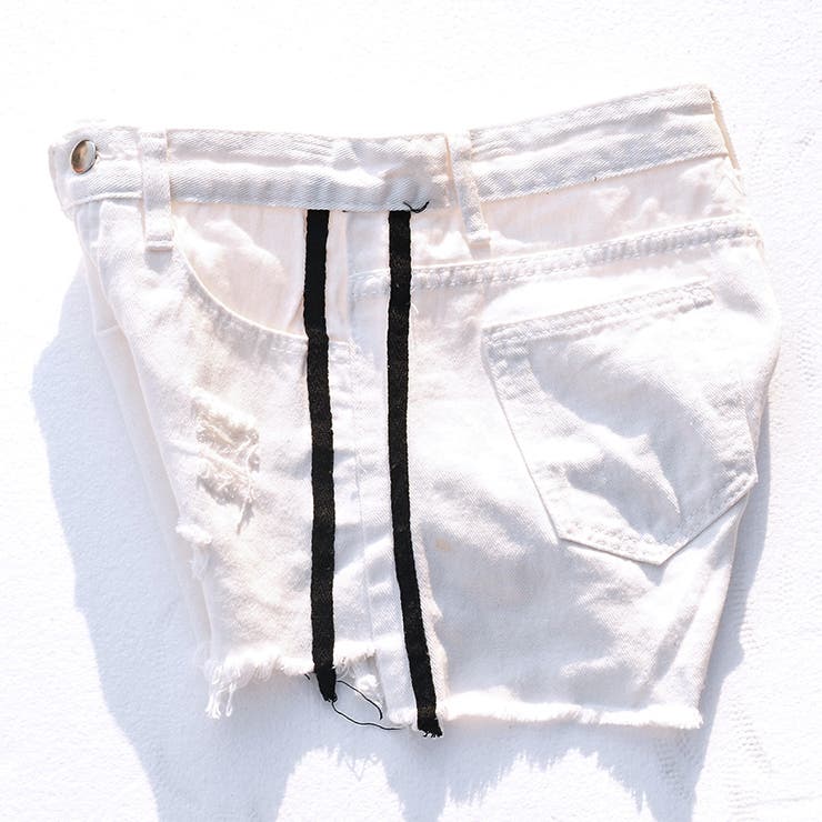 サイドラインデニムショートパンツ ボトムス パンツ | TATHPHILLIA | 詳細画像16 