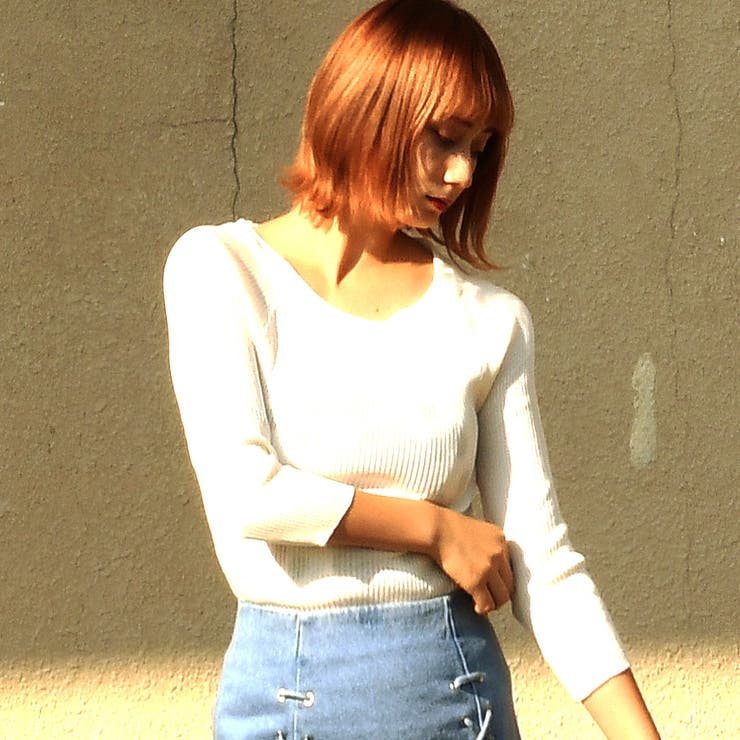 オフショルダーニットトップス トップス プルオーバー | TATHPHILLIA | 詳細画像9 