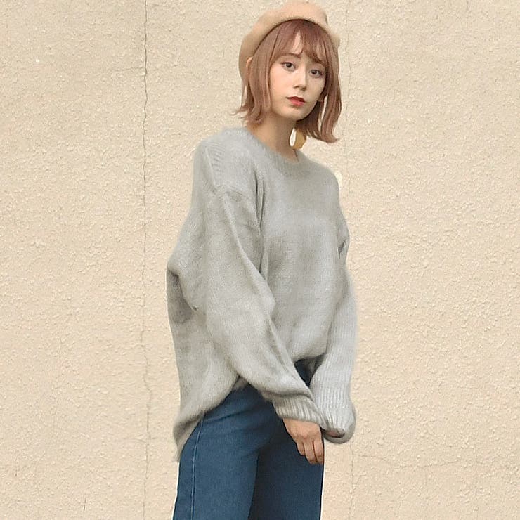 バルーンスリーブオフショルダーオーバーニットトップス トップス プルオーバー | TATHPHILLIA | 詳細画像9 