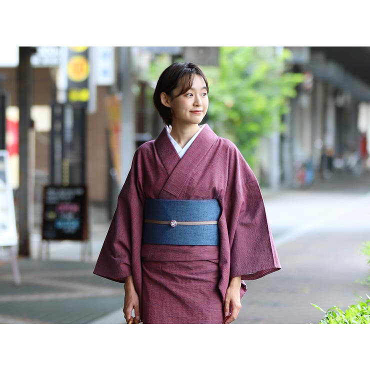 久留米織 半幅帯 日本製 ROCCA 六花[品番：TYTW0000112]｜着物と和の