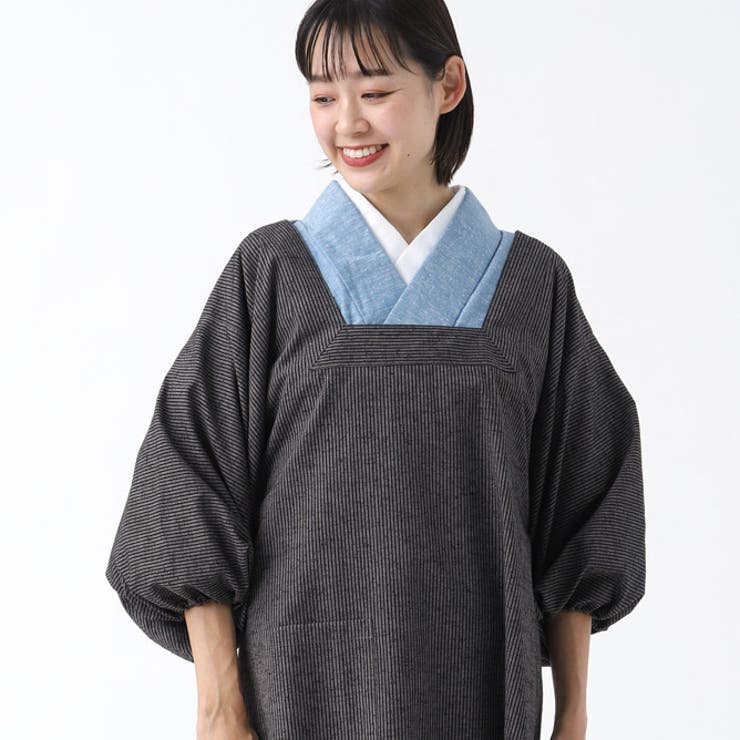 着物用割烹着 おしゃれ ロング[品番：TYTW0000149]｜着物と和の暮らし