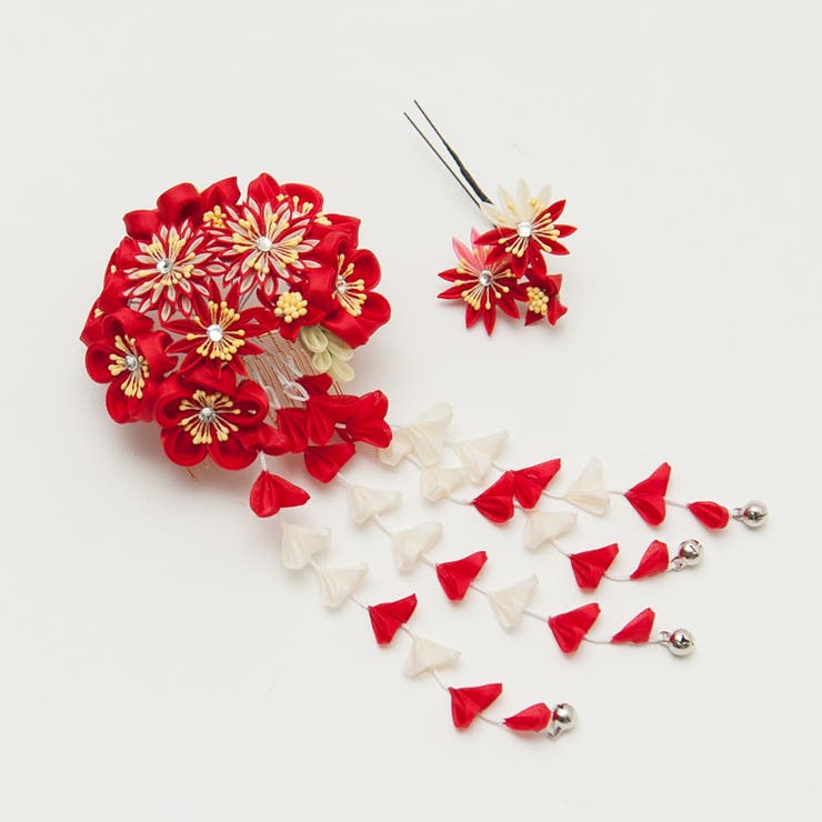 髪飾り つまみ細工 下がり藤付き 品番 Tytw 着物と和の暮らしのお店 たゆたふ キモノトワノクラシノオミセ タユタフ のレディースファッション通販 Shoplist ショップリスト