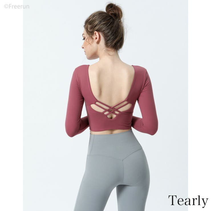 ヨガウェア トップス ヨガ[品番：TE000008240]｜Tearly