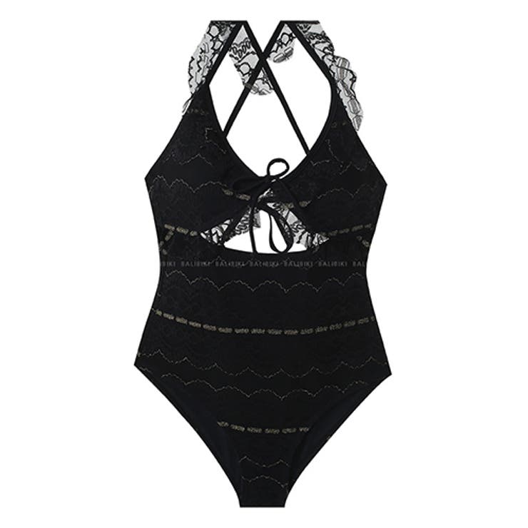 レディース水着 バッククロスレース リボンオールインワンモノキニ 品番 Ty Teddy テディ のレディースファッション通販 Shoplist ショップリスト