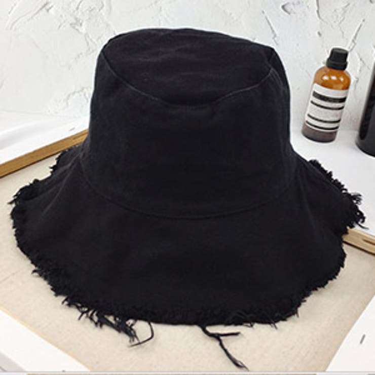 ブラック | バケットハット レディース フリンジ | teddyshop