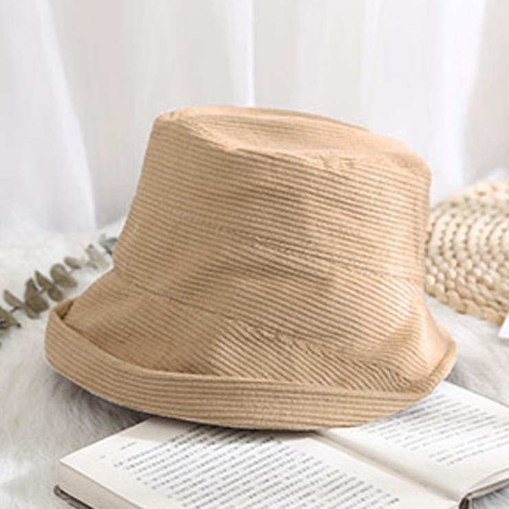 ベージュ | コーデュロイ バケットハット レディース | teddyshop