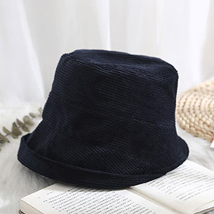 ネイビー | コーデュロイ バケットハット レディース | teddyshop