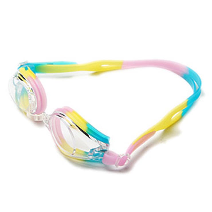 イエロー×ブルー | ゴーグル 水中メガネ プール | teddyshop