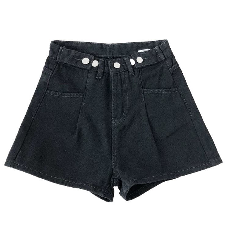 ブラック | デニムショートパンツ レディース ジーンズ | teddyshop
