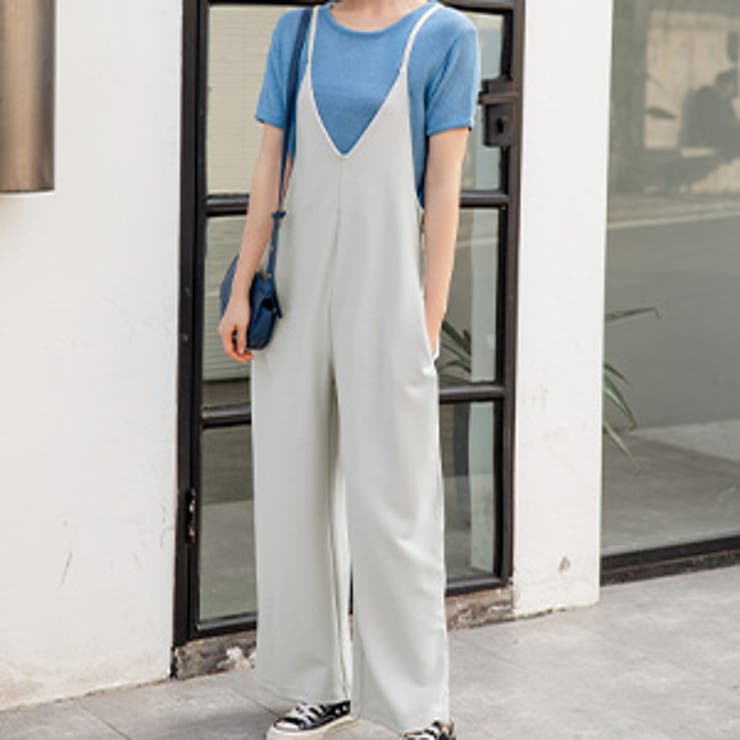 パールグレー | サロペット レディース オールインワン | teddyshop