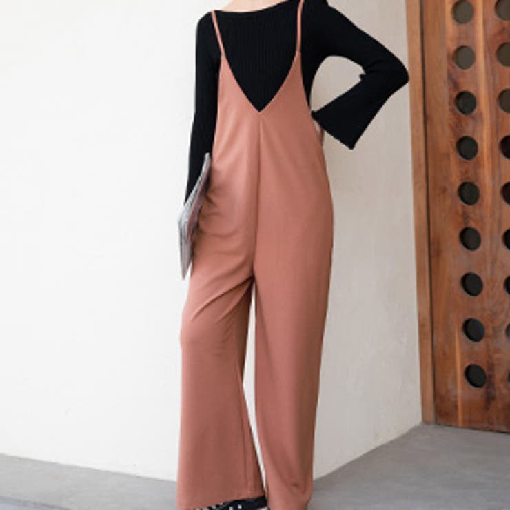 スモーキーピンク | サロペット レディース オールインワン | teddyshop