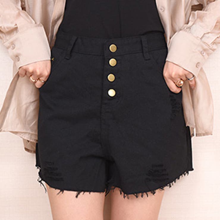 ブラック | ショートパンツ レディース 韓国ファッション | teddyshop