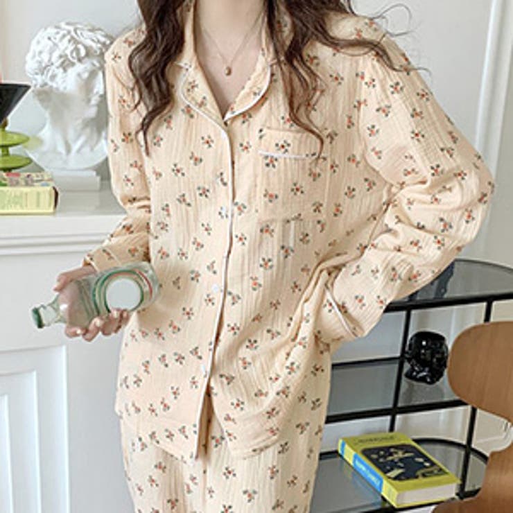 ベージュ | ルームウェア レディース 長袖 | teddyshop