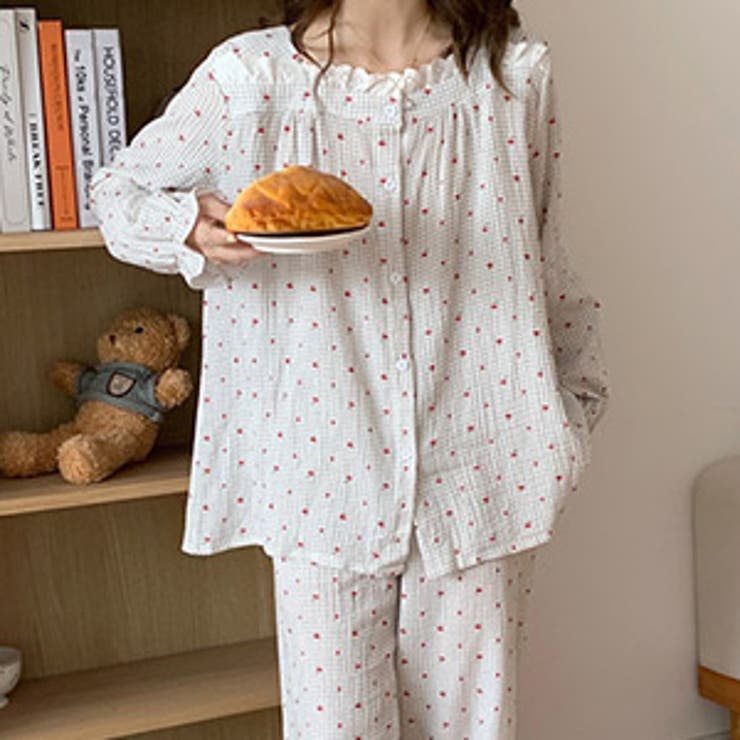 ホワイト | ルームウェア レディース 上下セット | teddyshop