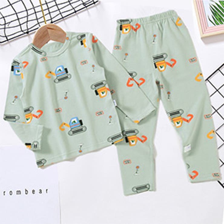 ショベルカー | ルームウェア キッズ 可愛い | Kids Teddy