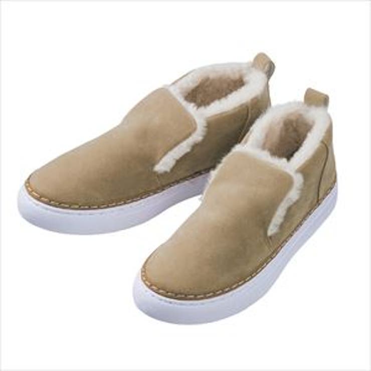 ベージュ | スリッポン 靴 もこもこ | teddyshop