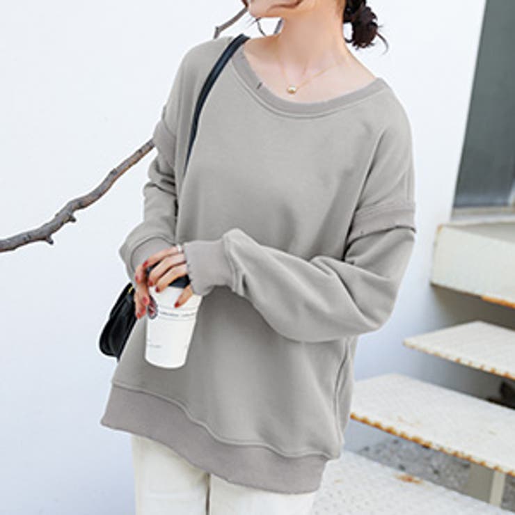 グレー | トップス レディース 韓国ファッション | teddyshop