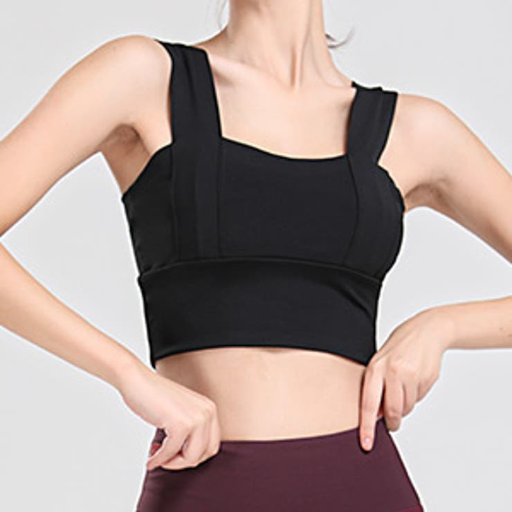 ブラック | ヨガウェア レディース ブラトップ | teddyshop