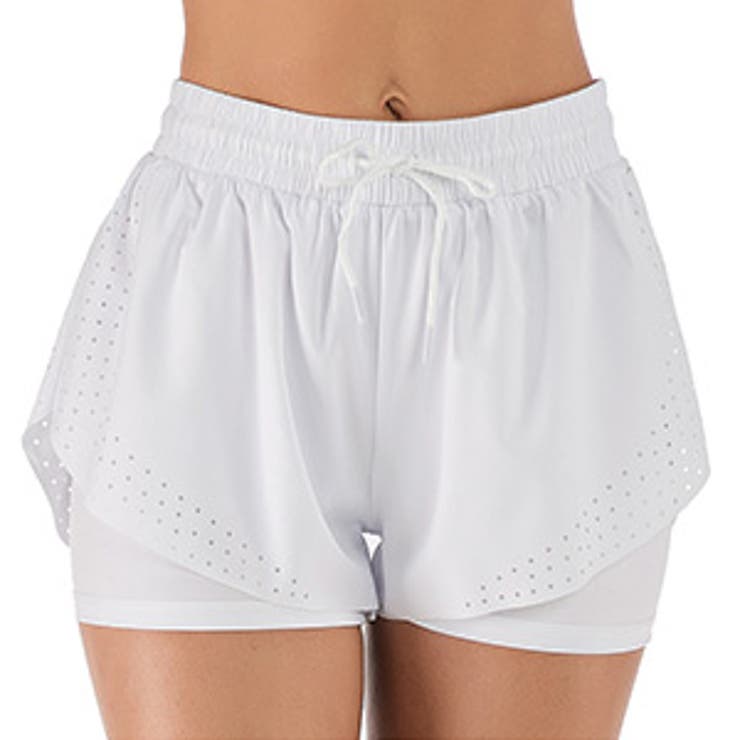 B：ホワイト | ヨガウェア レディース ボトムス | teddyshop